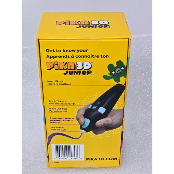 Pika3D Junior 3D Pen Stylo Ages 6-13 Includes Pen Spools & Activities - Picture 2 of 4